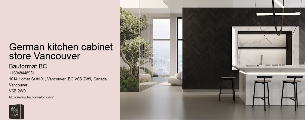German kitchen cabinet manufacturers Vancouver