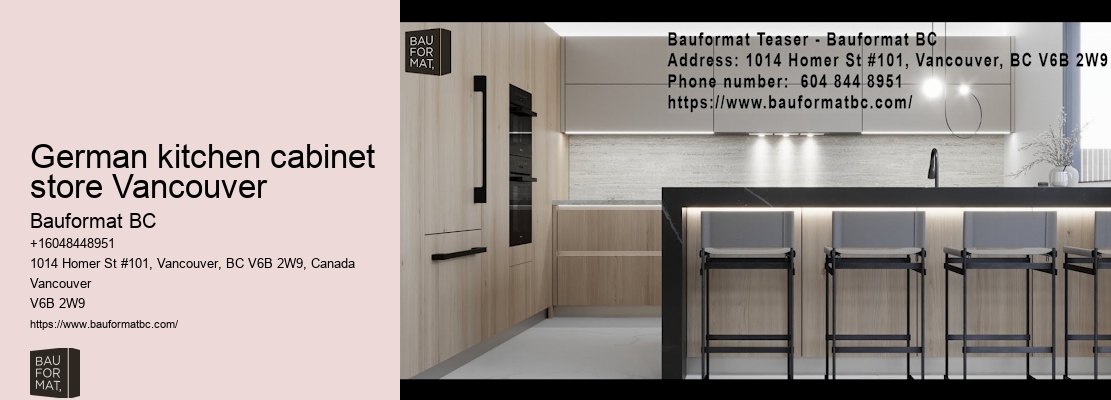 German kitchen cabinet colors Vancouver