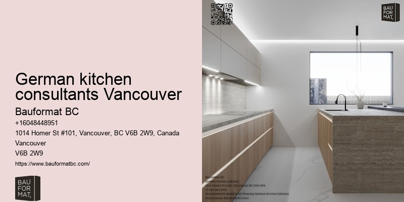 German kitchen cabinet design services Vancouver