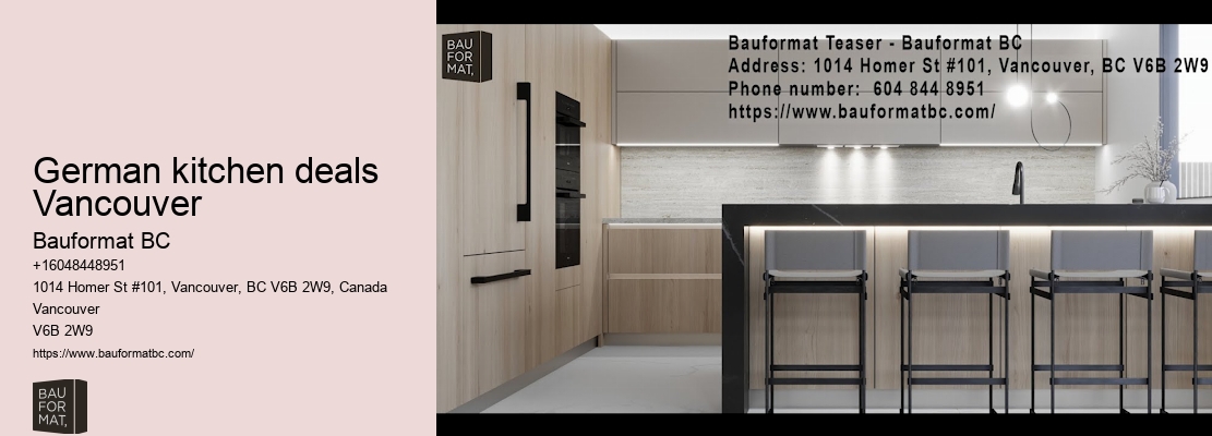 German kitchen cabinet flyers Vancouver