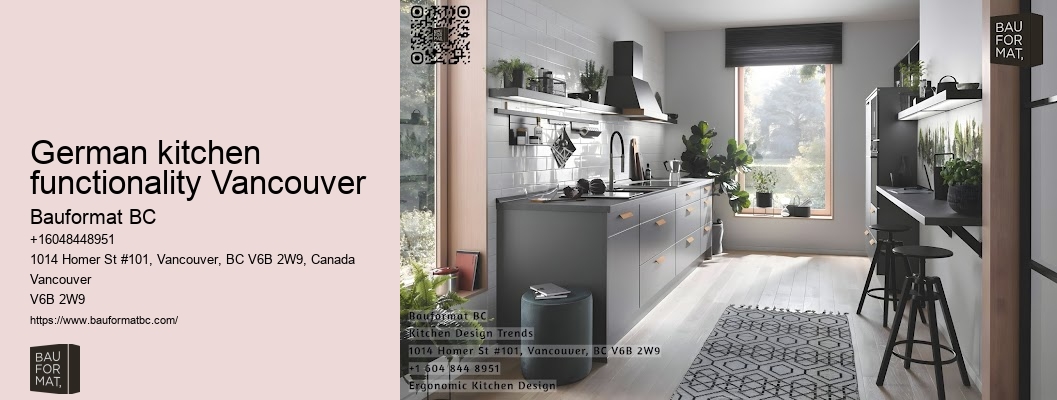 Trendy German cabinetry designs Vancouver