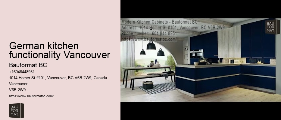 German kitchen cabinet consultants Vancouver