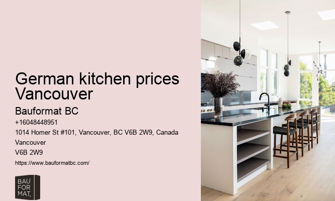 German kitchen checking Vancouver