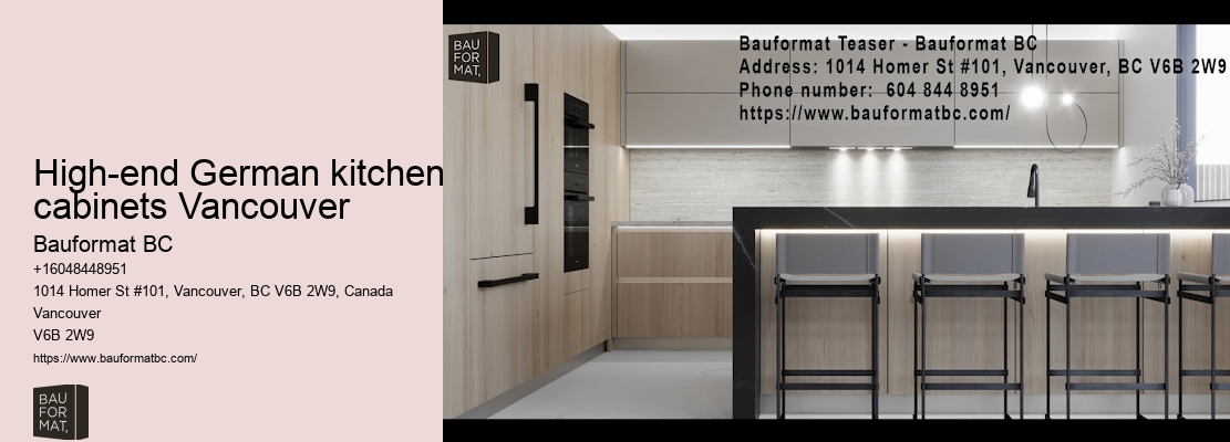 German kitchen cabinet excellence Vancouver
