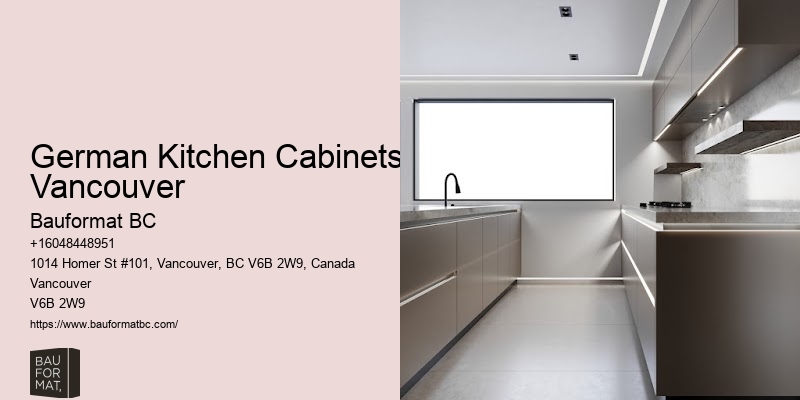 German kitchen cabinetry remodel Vancouver