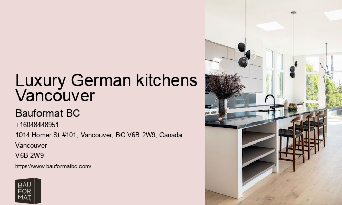 German kitchen standards Vancouver