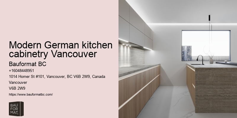 German kitchen retailers Vancouver