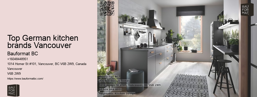 Luxury German cabinetry concepts Vancouver