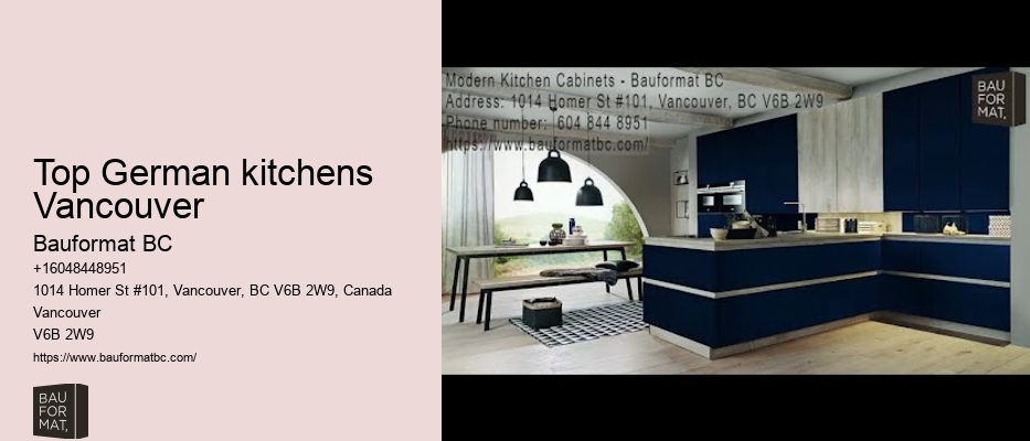 German kitchen cabinet promotions Vancouver