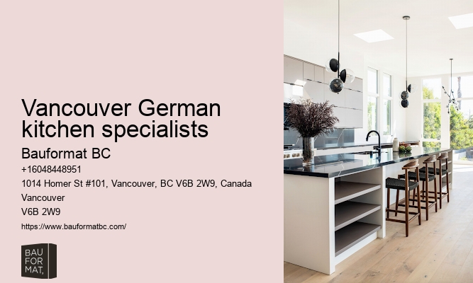 Quality German cabinetry Vancouver