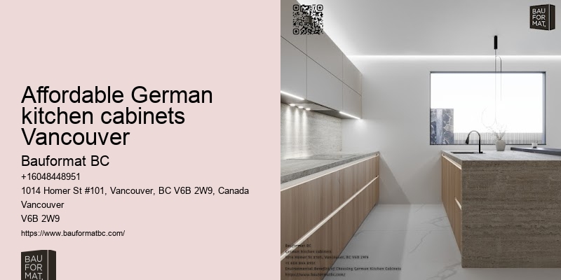 German kitchen cabinets for single-family homes Vancouver