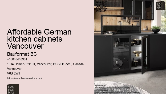 Custom German kitchen cabinets Vancouver