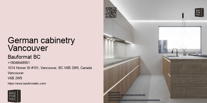 German kitchen options Vancouver