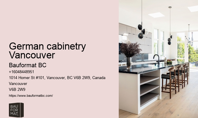 Top German kitchen cabinet suppliers Vancouver
