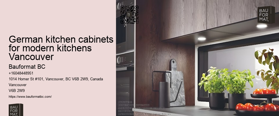 German kitchen cabinets for modern kitchens Vancouver