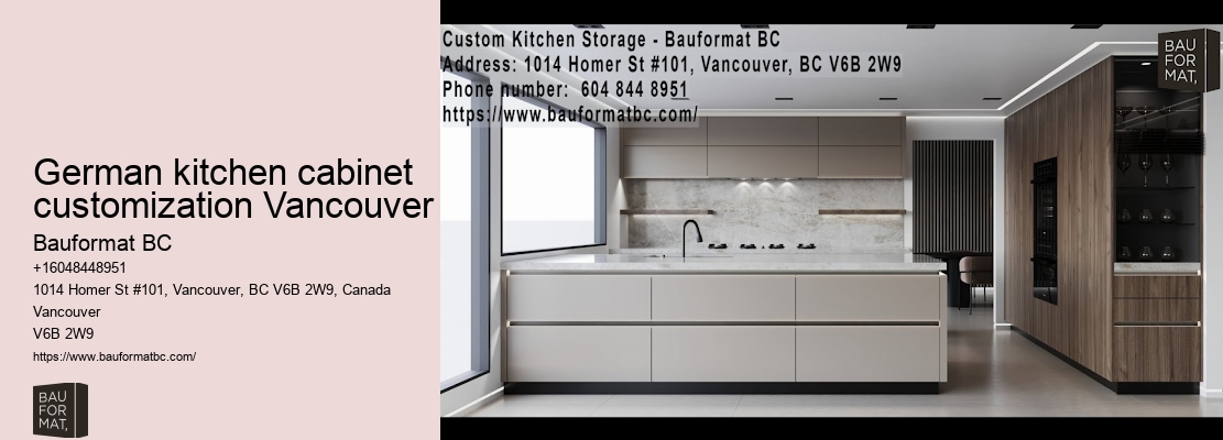 Innovative German kitchen cabinet trends