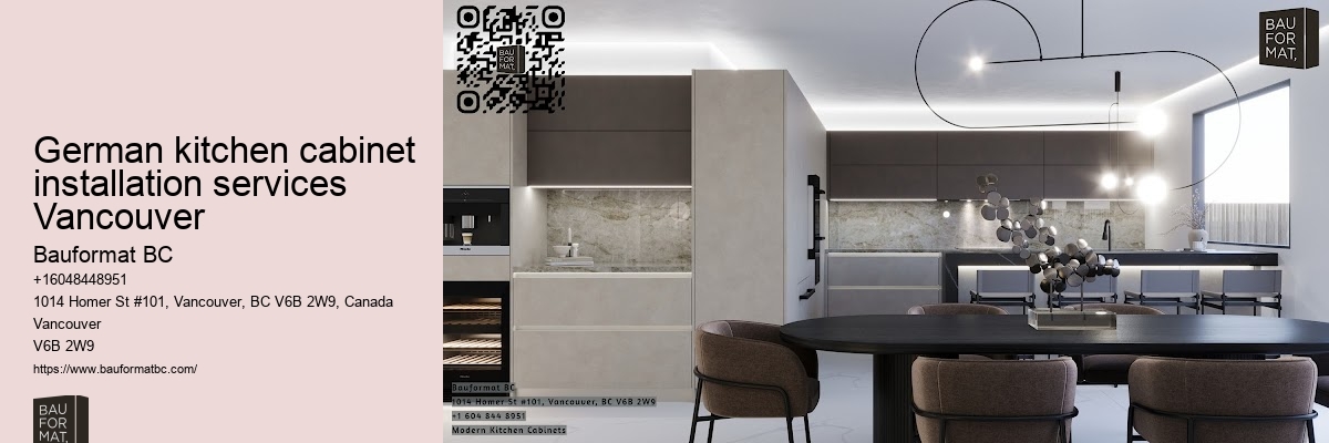 German kitchen cabinets with farmhouse style Vancouver