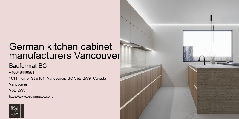German kitchen cabinets with glass doors Vancouver