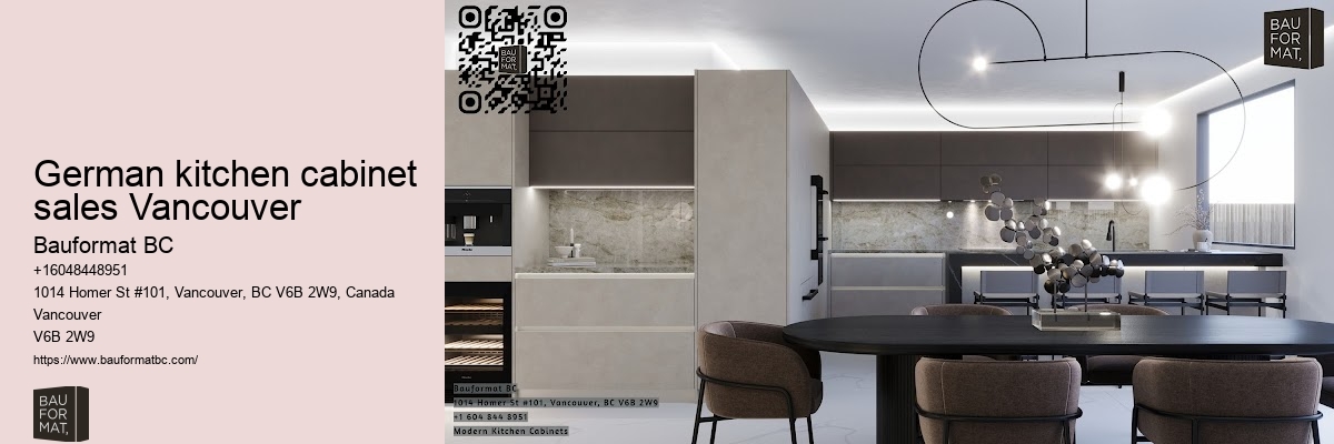 Innovative German kitchen cabinet design Vancouver
