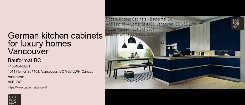 Professional German kitchen cabinet contractors