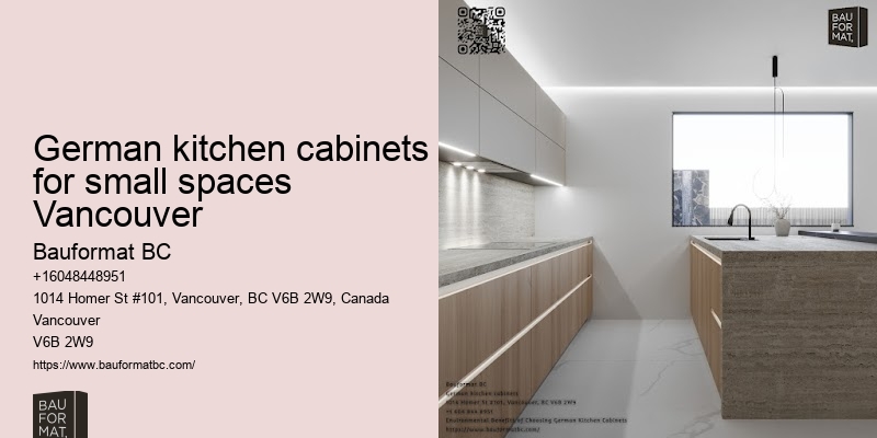 Sleek German kitchen cabinets Vancouver