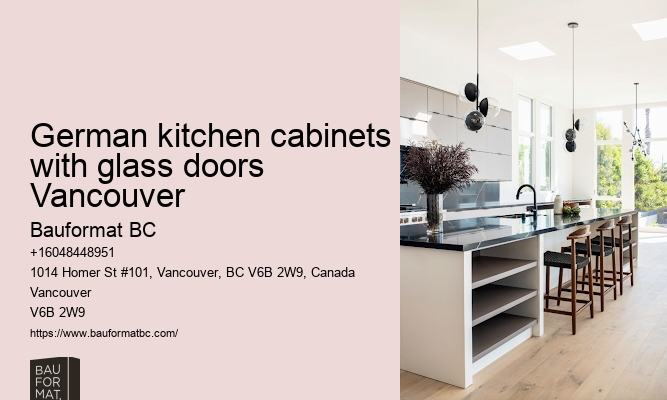 German kitchen cabinets for island kitchens Vancouver