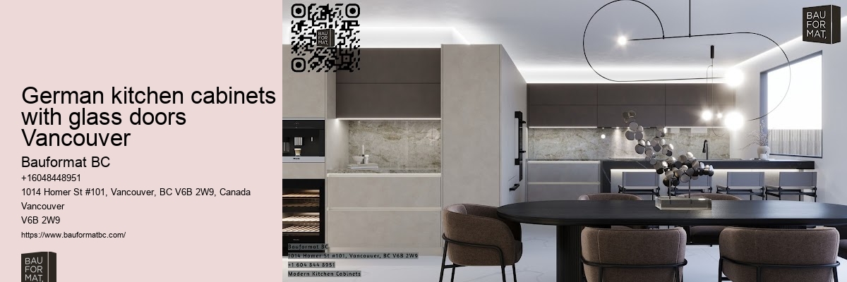 German kitchen cabinets with innovative storage solutions Vancouver
