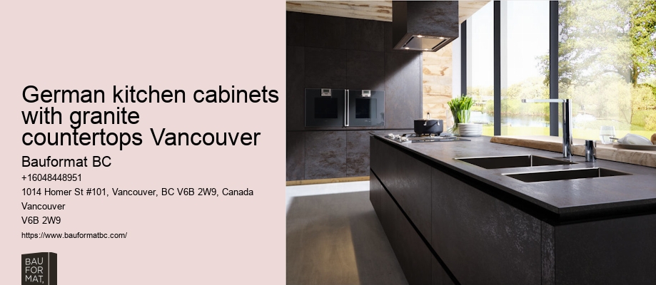 German kitchen cabinets with matte finish Vancouver