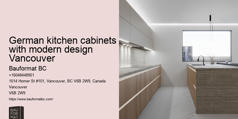 Luxury German kitchen cabinet trends