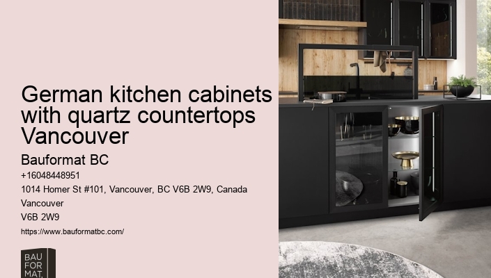 German kitchen cabinets with luxury fittings Vancouver