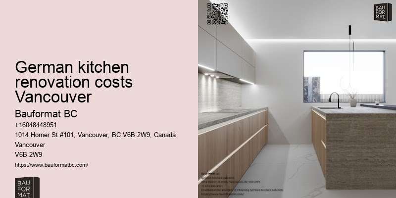 German kitchen cabinets for custom homes Vancouver