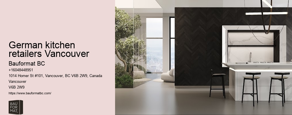 German kitchen cabinets for townhomes Vancouver