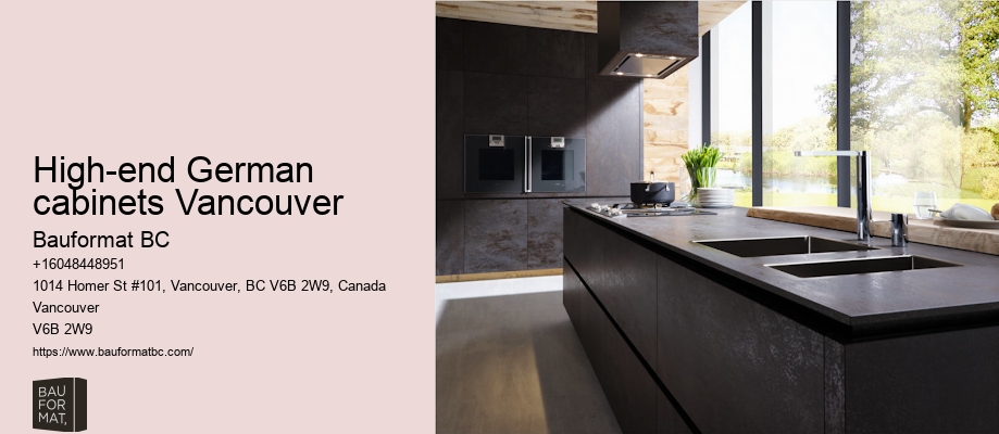 German kitchen cabinets for U-shaped kitchens Vancouver