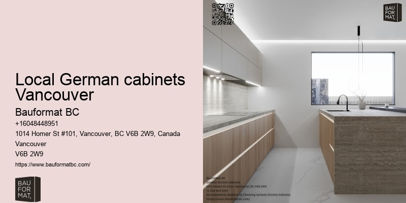 German kitchen cabinets with innovative hardware Vancouver