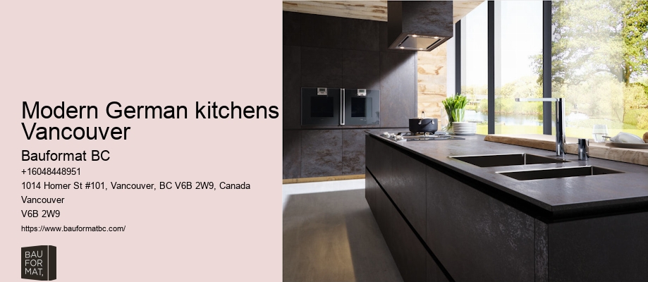 German kitchen cabinets sleek design Vancouver