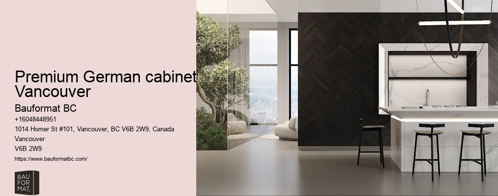 German kitchen cabinet makers Vancouver