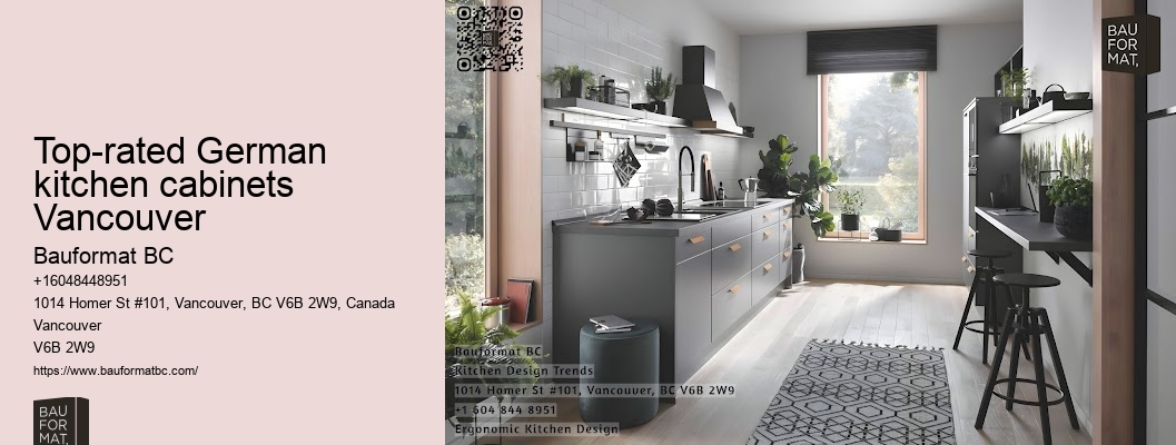 German kitchen cabinets for urban homes Vancouver