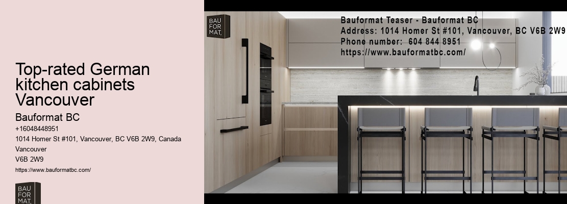 German kitchen cabinets for renovations Vancouver