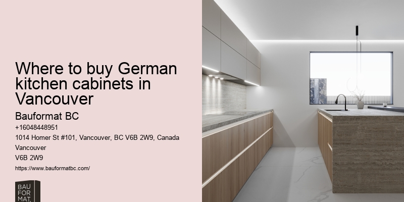 German kitchen cabinets for L-shaped kitchens Vancouver