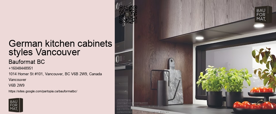 German kitchen cabinets styles Vancouver
