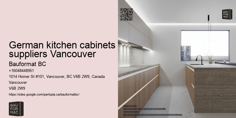 Popular German kitchen cabinet styles Vancouver