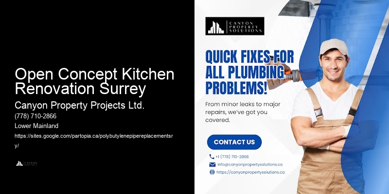 Open Concept Kitchen Renovation Surrey