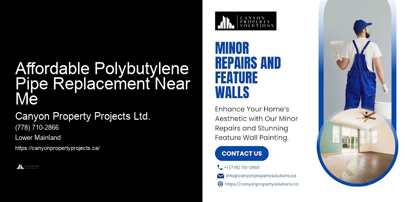 Eco-Friendly Polybutylene Pipe Replacement Affordable Polybutylene Pipe Replacement Near Me