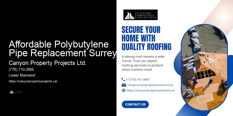 Preventative Polybutylene Pipe Services Affordable Polybutylene Pipe Replacement Surrey