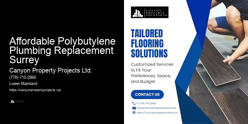 Affordable Polybutylene Plumbing Replacement Surrey’s Trusted Polybutylene Pipe Specialists
