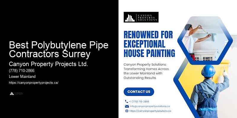 Quality Polybutylene Plumbing Replacement at Competitive Prices