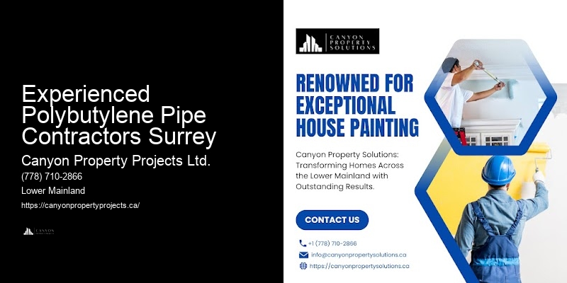 Experienced Polybutylene Pipe Contractors Surrey Polybutylene Pipe Replacement and Repair