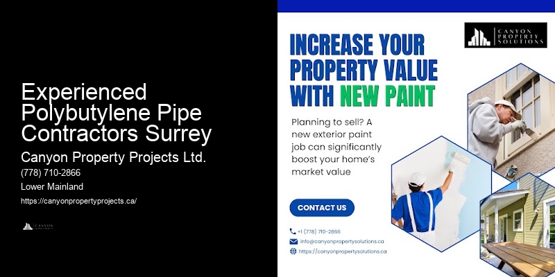 Experienced Polybutylene Pipe Contractors Surrey Polybutylene Pipe Upgrade Services