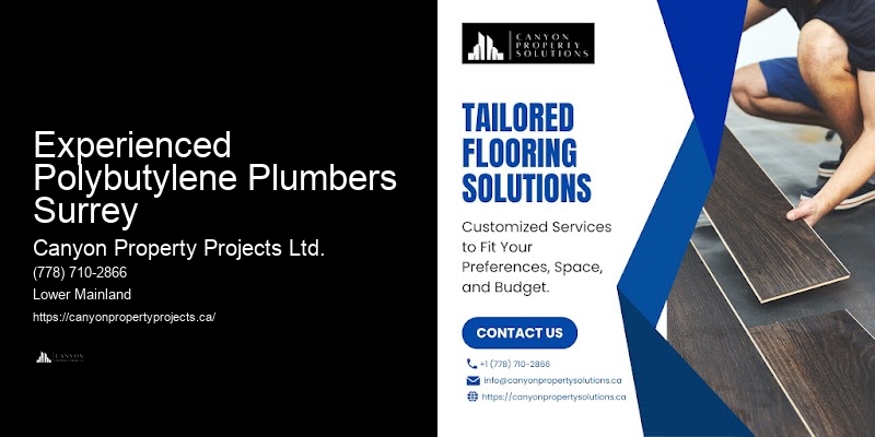 Experienced Polybutylene Plumbers Surrey Plumbing Advice for Polybutylene