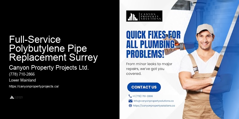 Full-Service Polybutylene Pipe Replacement Surrey
